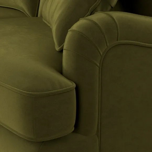 Beatrice II Velvet Corner Chaise Sofa 4