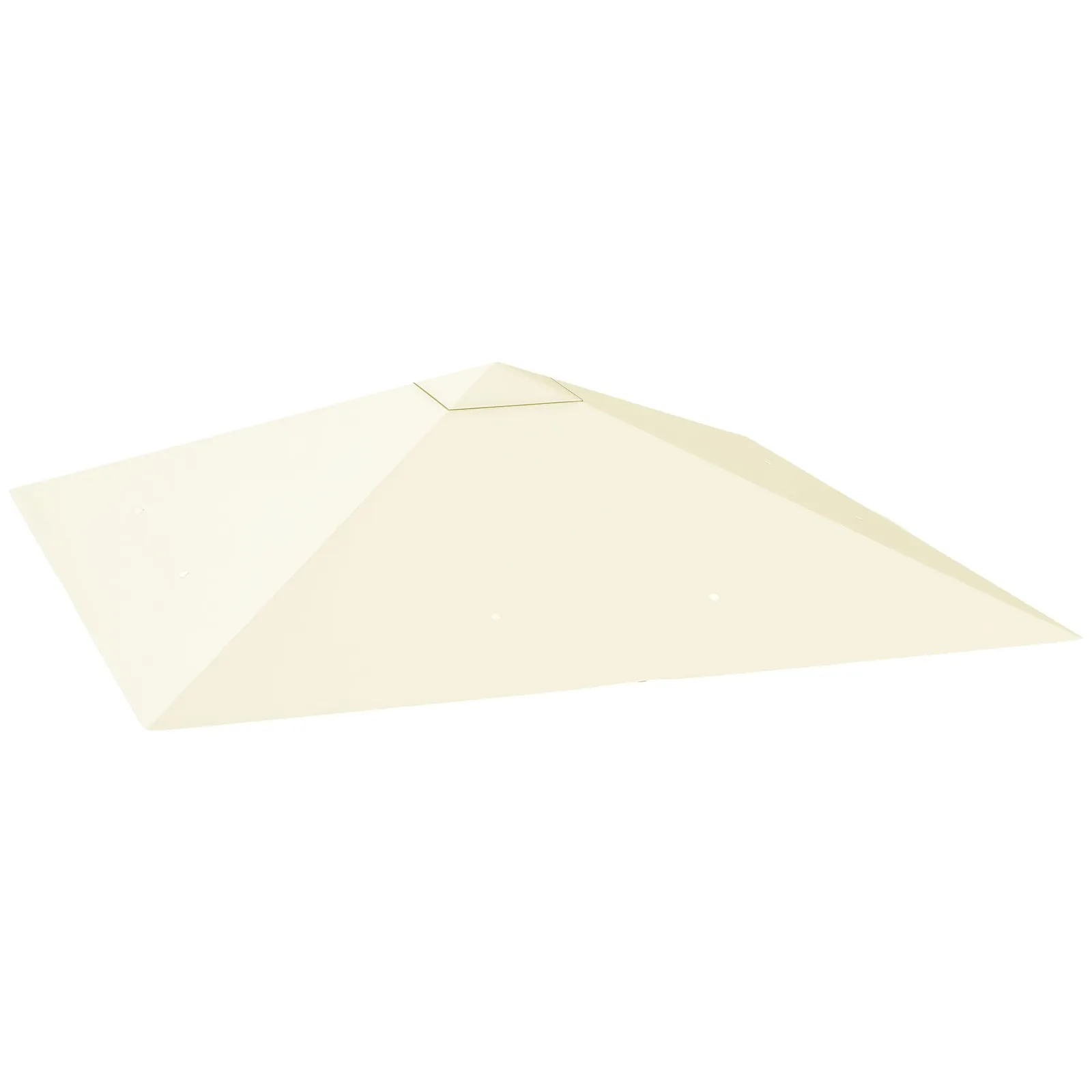 OUTSUNNY 3 x 3(m) Gazebo Canopy Replacement Cover, UPF30+, Cream White 2