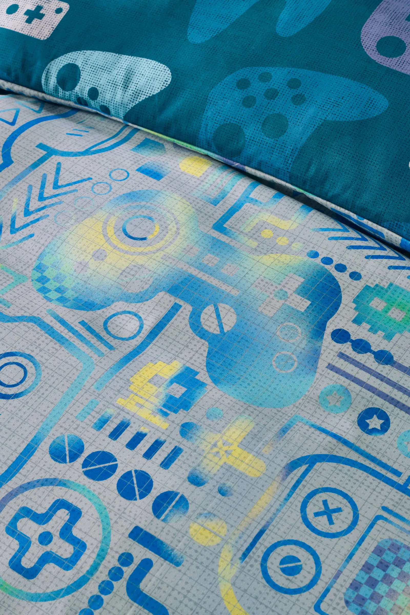 Catherine Lansfield 'Gamer' So Soft Duvet Cover Set in Grey 4