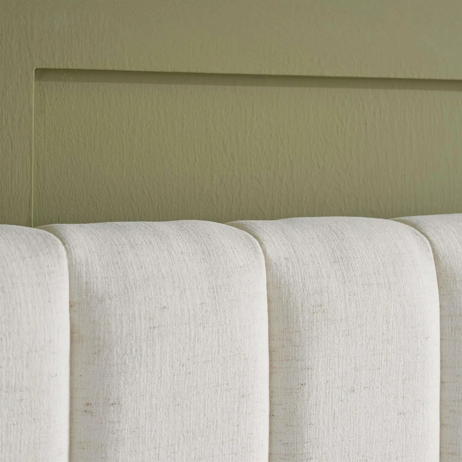 Birlea Maisey Ottoman Cream Linen Fabric Double Bed Frame 5
