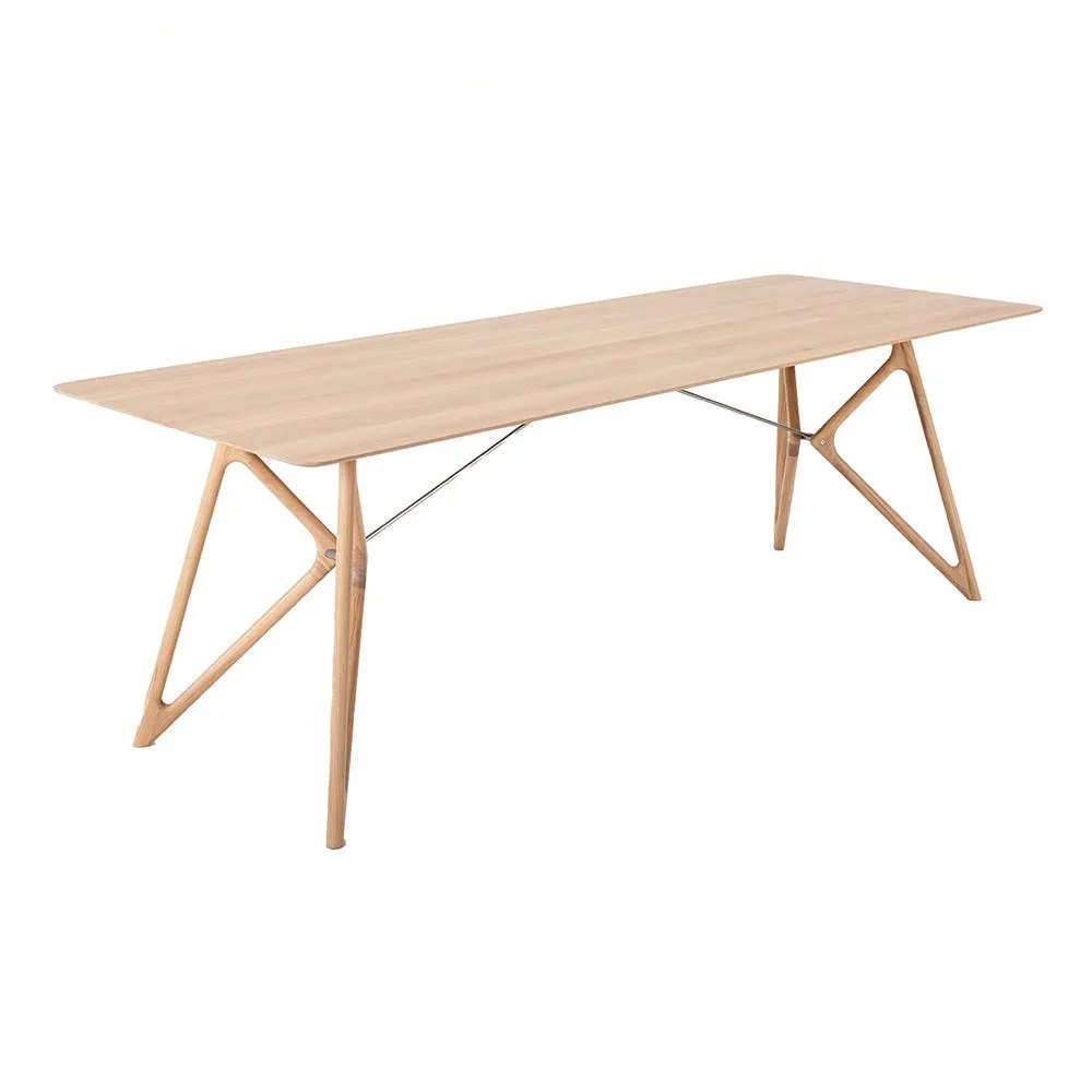Gazzda Tink Dining Table White Oiled Oak 180cm 2