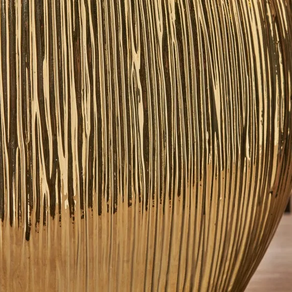 Gemini Gold Etched Ceramic Table Lamp 3