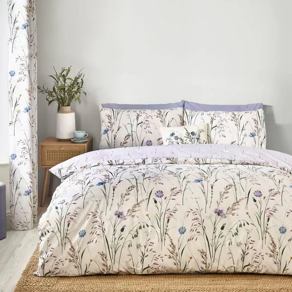 Catherine Lansfield Grasmere Floral Reversible Duvet Cover & Pillowcase Set 3