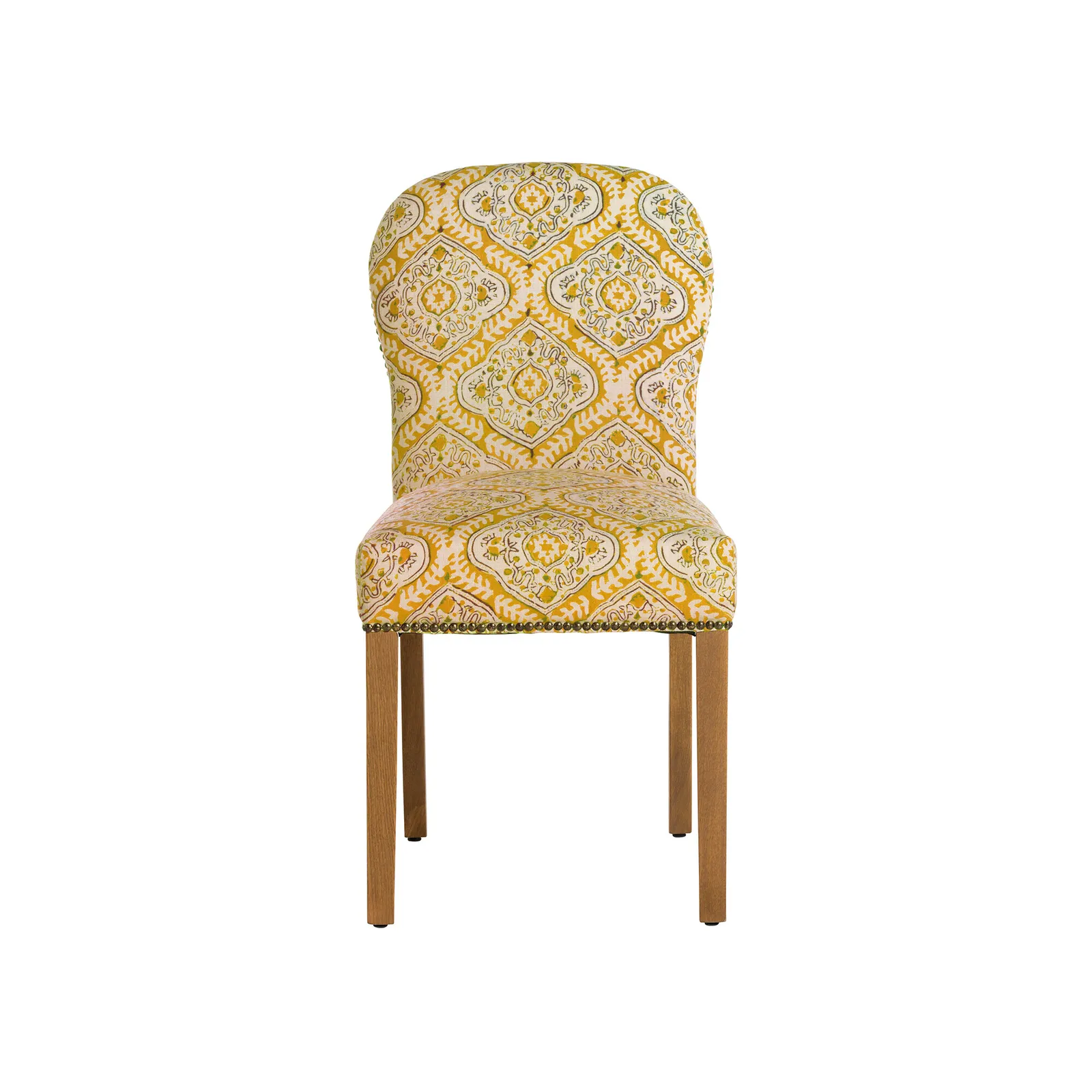 Gable X Linwood Dining Chair, Green Fabric | Barker & Stonehouse 2