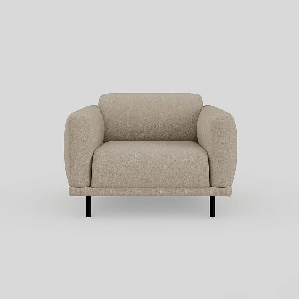 Heal's Harri Armchair Broadweave Putty 1