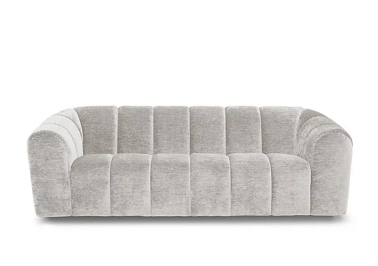 Rhianna 3 Seater Fabric Sofa - Lead Grey