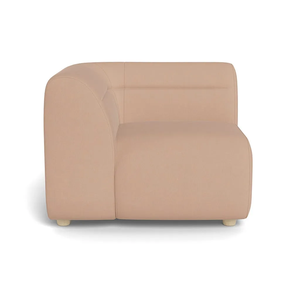 Heal's Lilli Corner Unit Left Module Capelo Linen-Cotton Rosedale Natural Feet 1