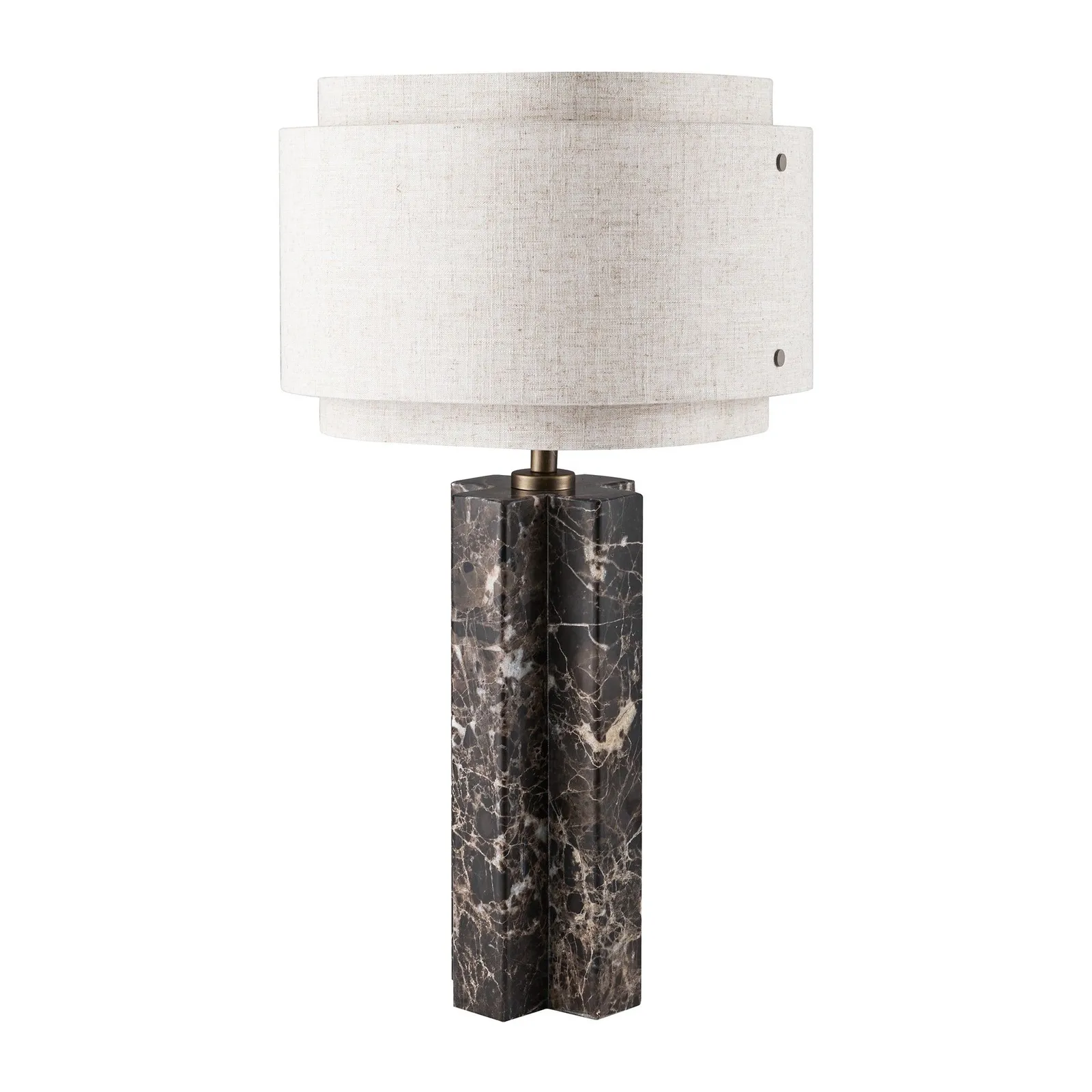 Nordlux Takai Table Lamp Beige Marble E27 Switch 4