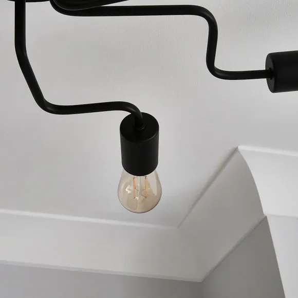 Kacy 6 Light Semi Flush Ceiling Light 4