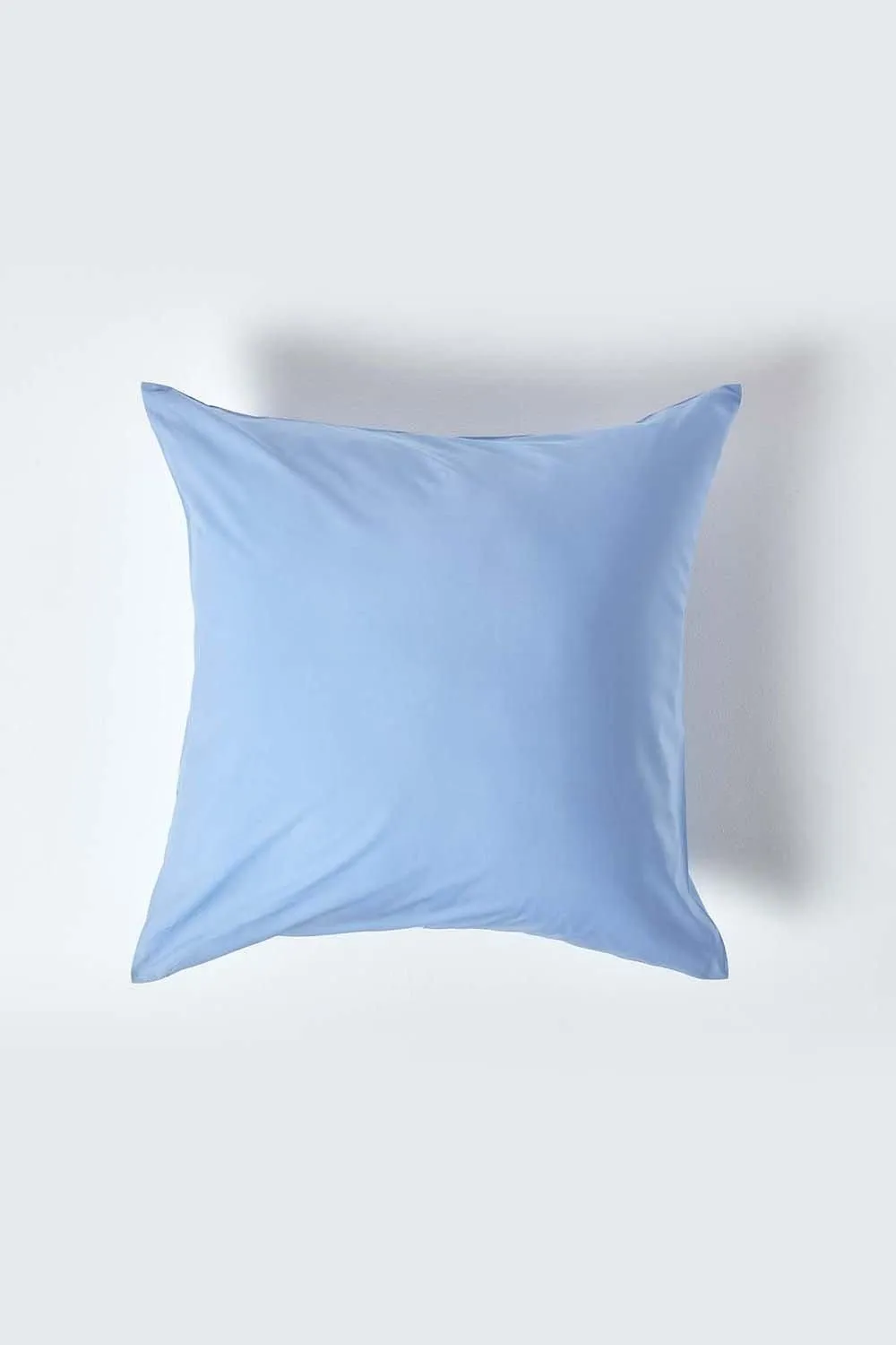 Homescapes Continental Egyptian Cotton Pillowcase 200 TC, 60 x 60 cm in Blue 1