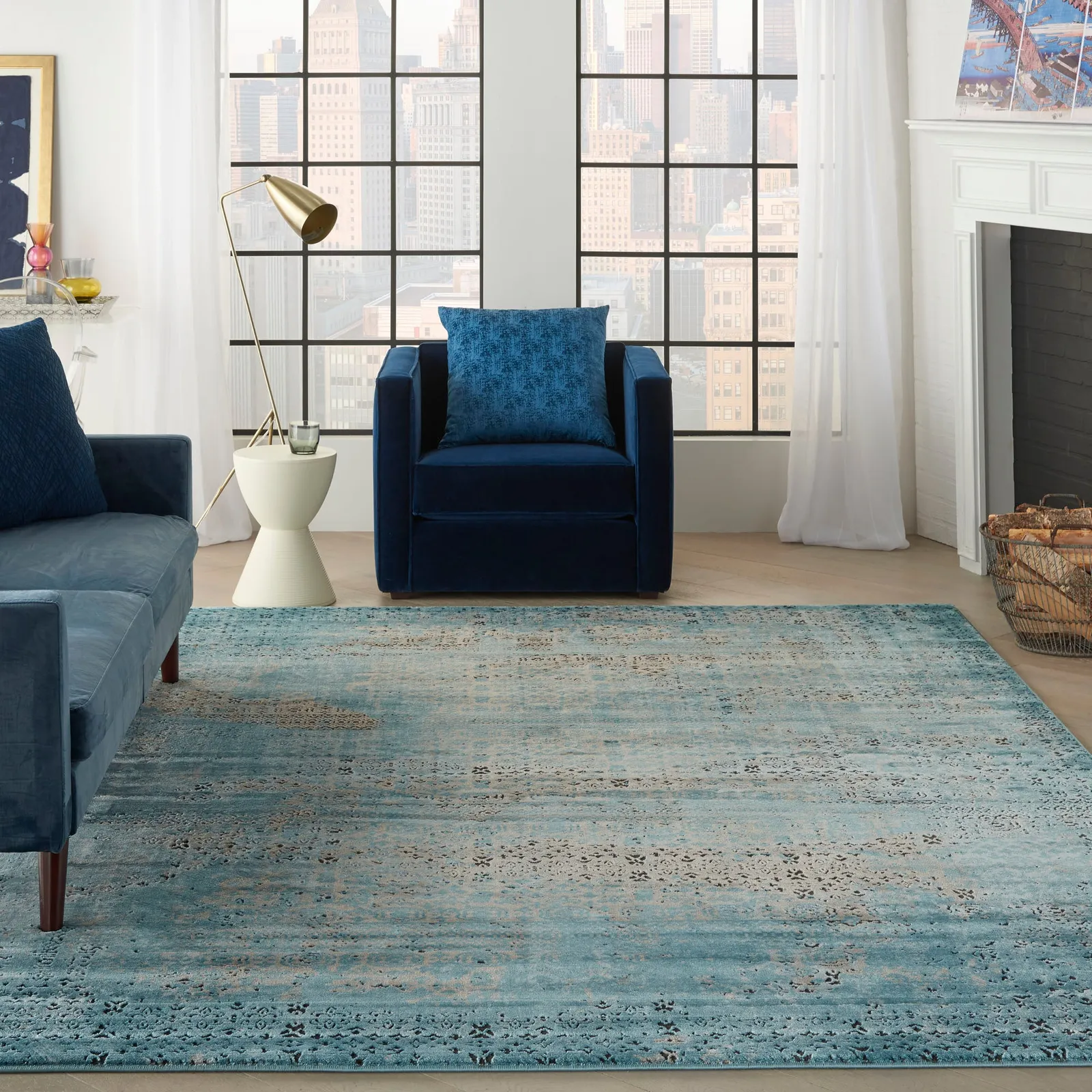 Karma 1 Rug Blue