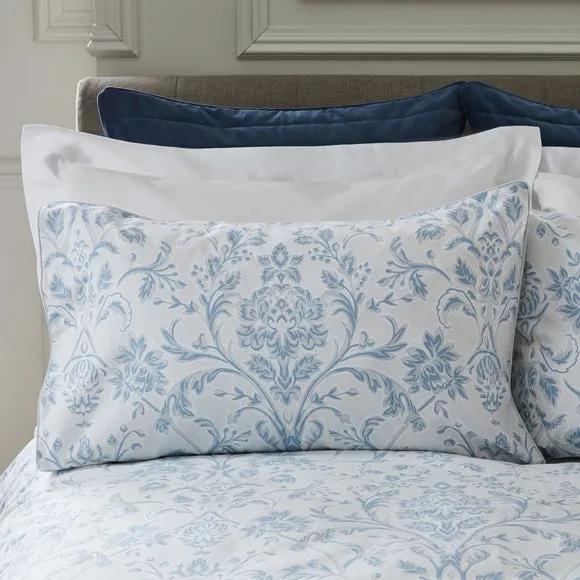 Dorma Remington 100% Cotton Standard Pillowcase Pair