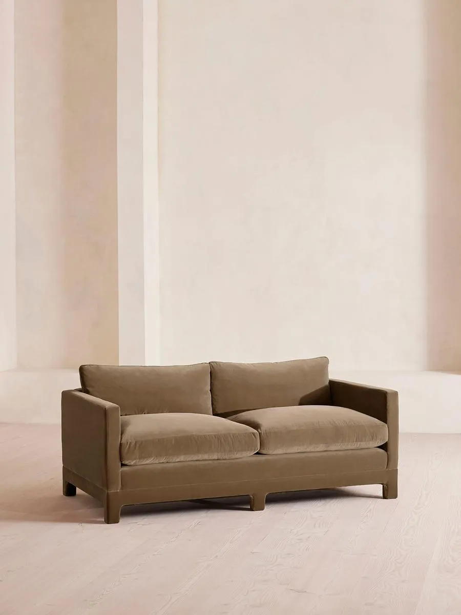 Ashford Two Seater, Sofa, Velvet, Truffle