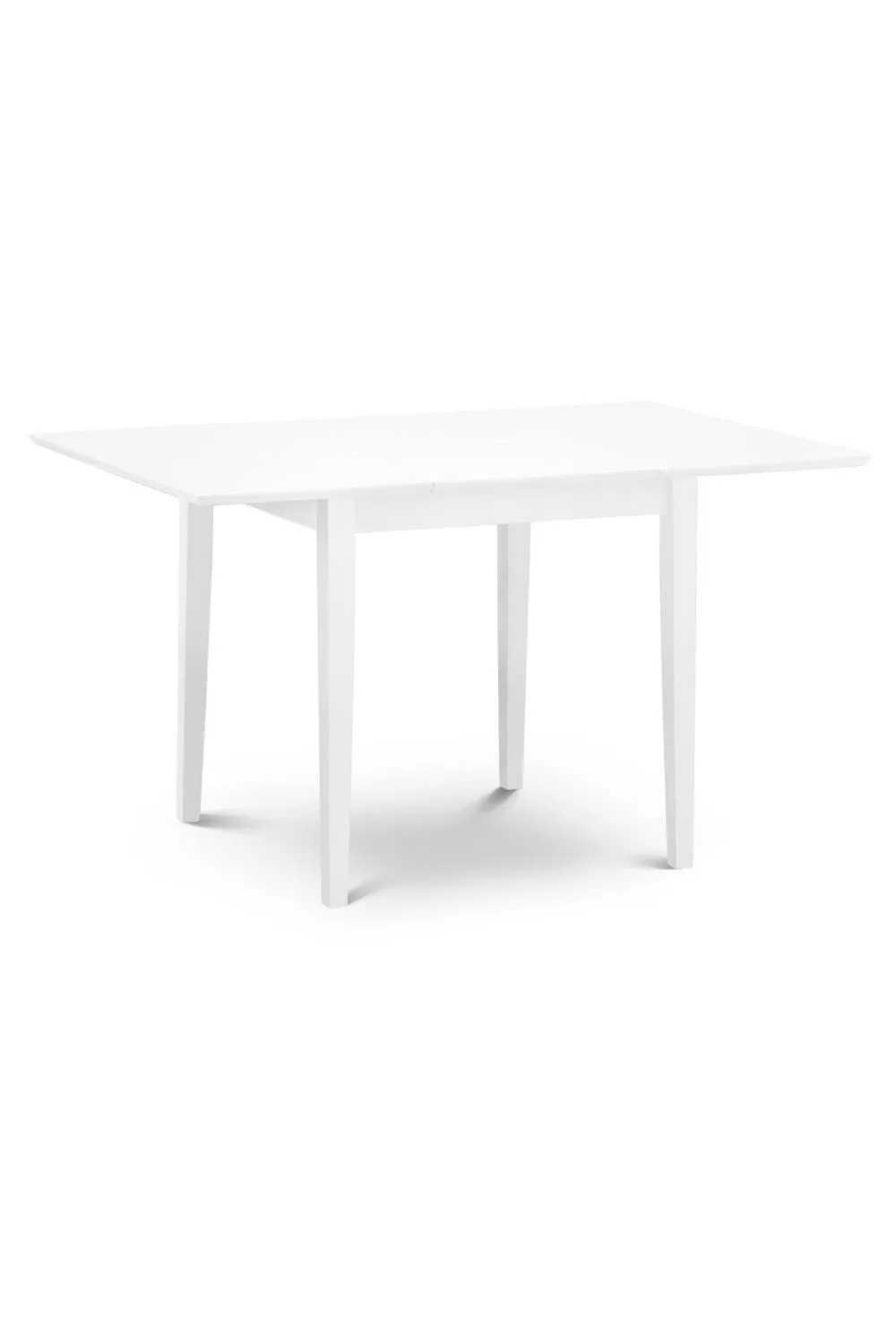 Julian Bowen Rufford Square to Rectangular Extending 4 Seater Dining Table in White 4