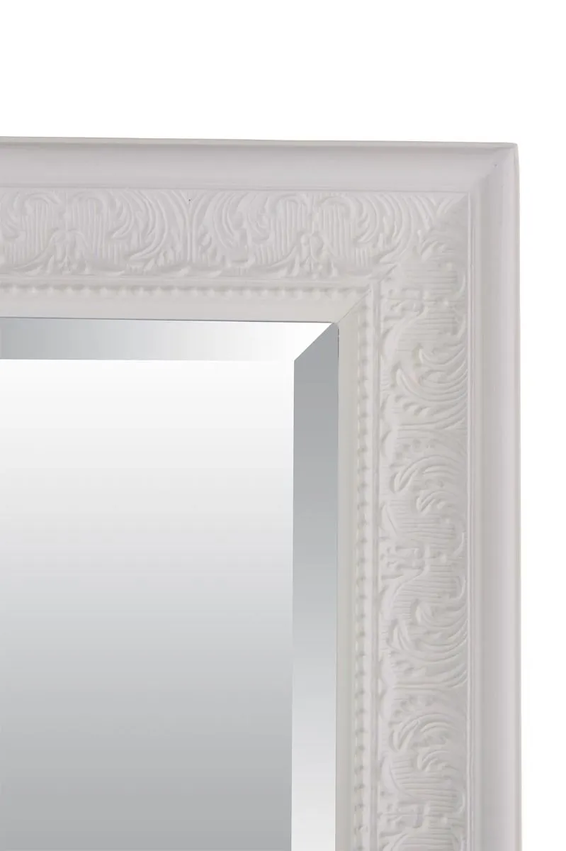 MirrorOutlet Langton White Shabby Chic Dress Mirror 160 x 73 CM 6