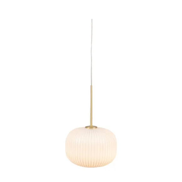Bella Ribbed Squoval Pendant Light 2
