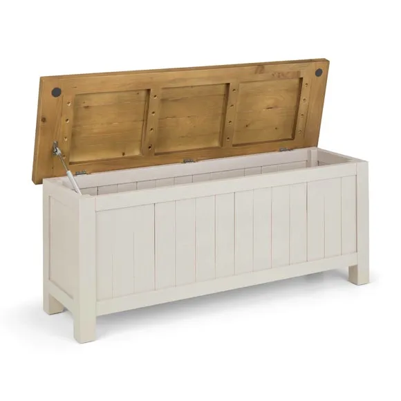 Caleb Wooden Storage Bench 5