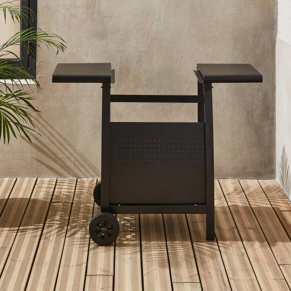 sweeek Trolley for gas plancha Porthos 2 burners in Black 3