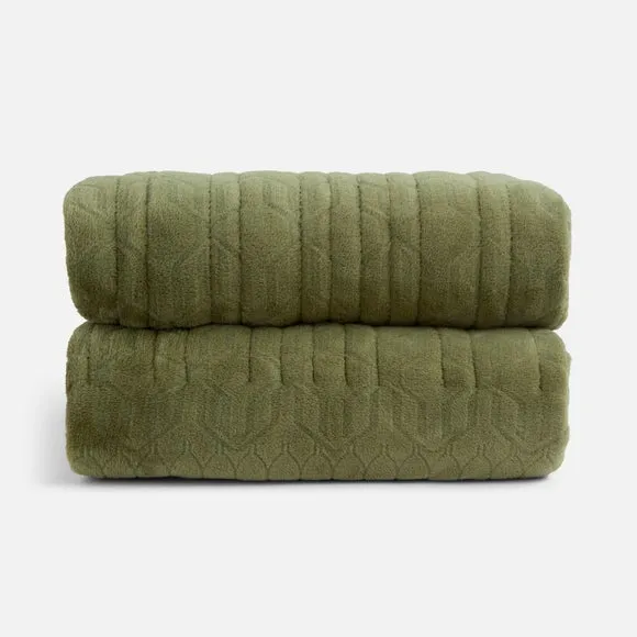 Billie Fleece Electric Throw Blanket 4