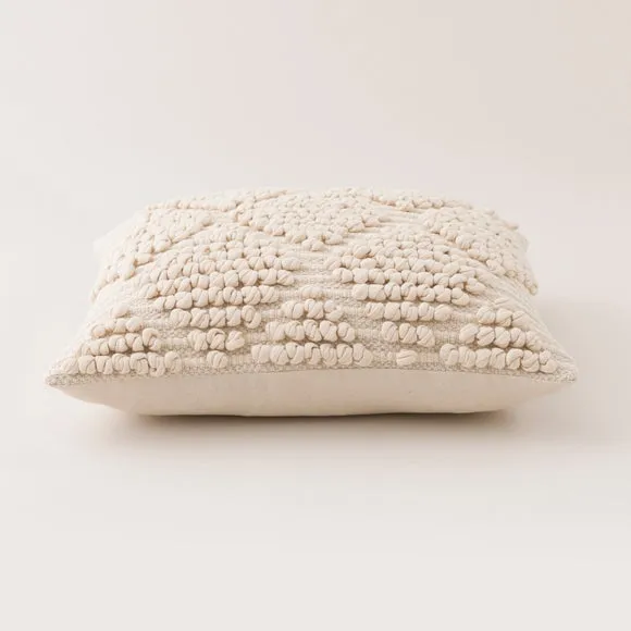 Jersey Bobble Diamond Square Cushion 4
