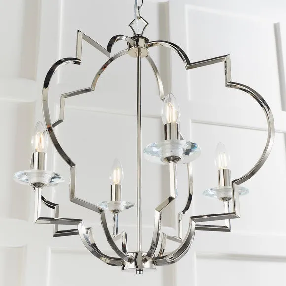 Vogue Garland Chrome 4 Light Ceiling Light 5