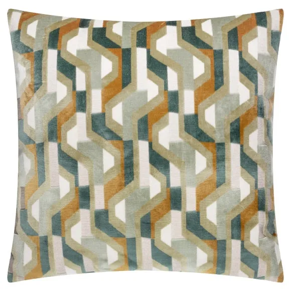 Furn. Metro Prism Velvet Square Cushion 3