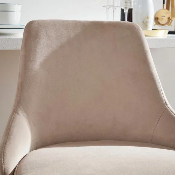 Ariana Bar Stool, Velvet 4