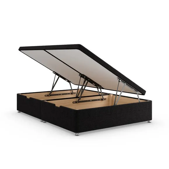 Luxury Side Ottoman Bed Frame, Teddy Fabric 6