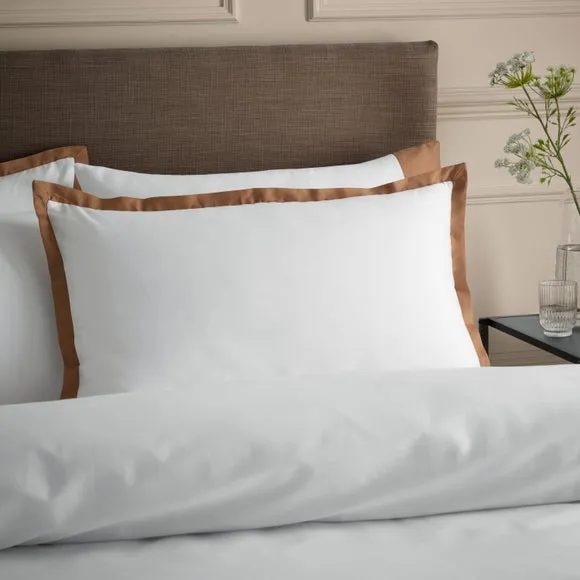 Hotel Portchester 230 Thread Count 100% Cotton Sateen Oxford Pillowcase