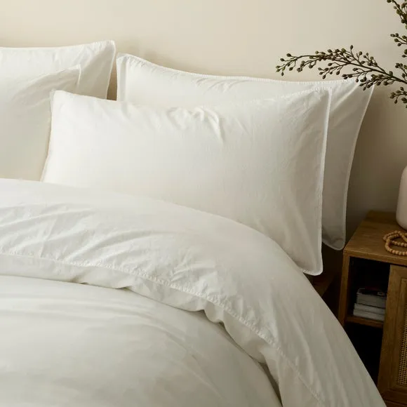 Soft Washed Cotton Duvet Cover & Pillowcase Set 2