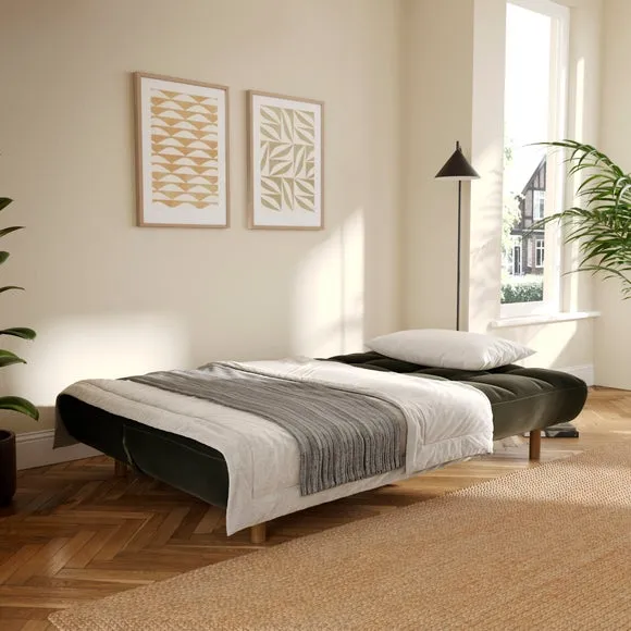 Tayla Velvet Clic Clac Sofa Bed 2
