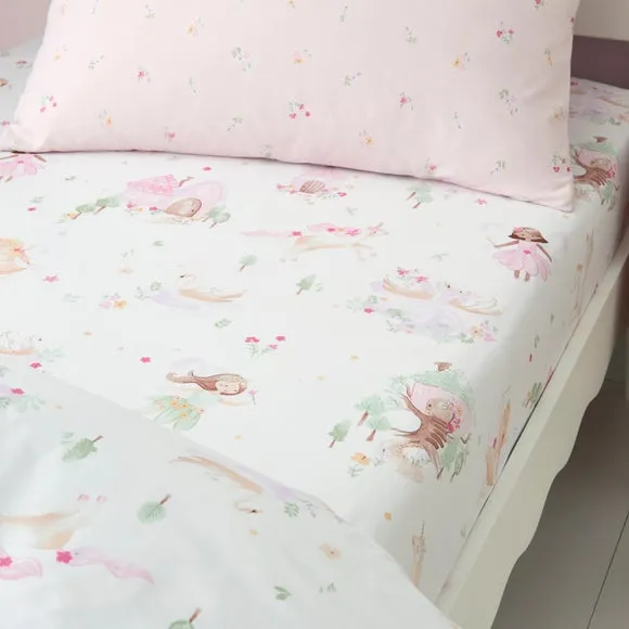 Set of 2 Enchanted Fairies Fitted Sheets 1