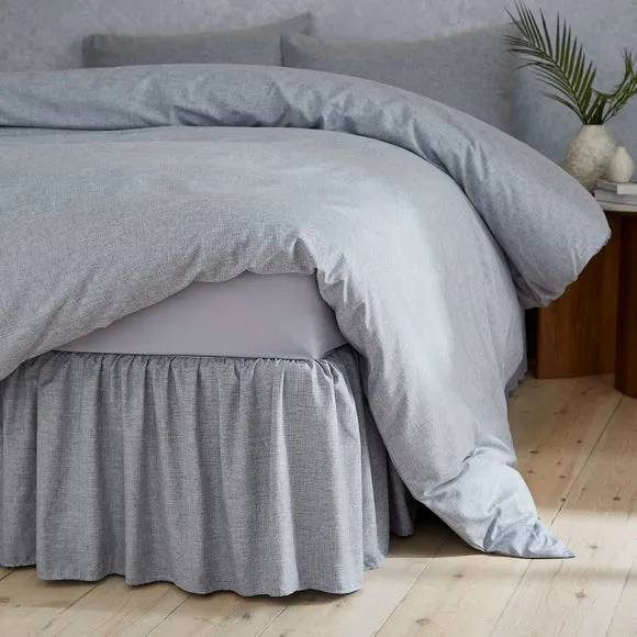 Chambray Microfibre Valance 1
