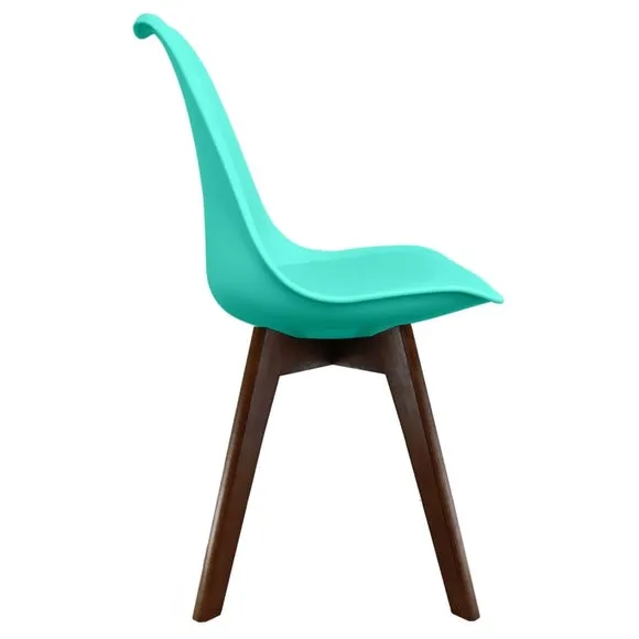 Fusion Living Soho Plastic Dining Chair with Squared Legs 4