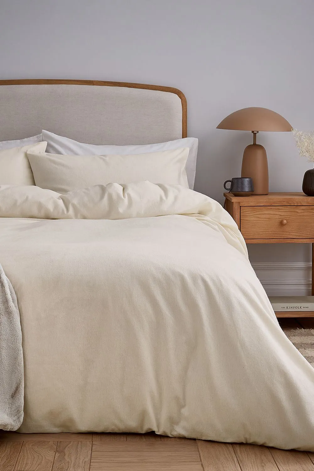 Helena Springfield 'HS Brushed Cotton' Duvet Cover Set in Ivory 1