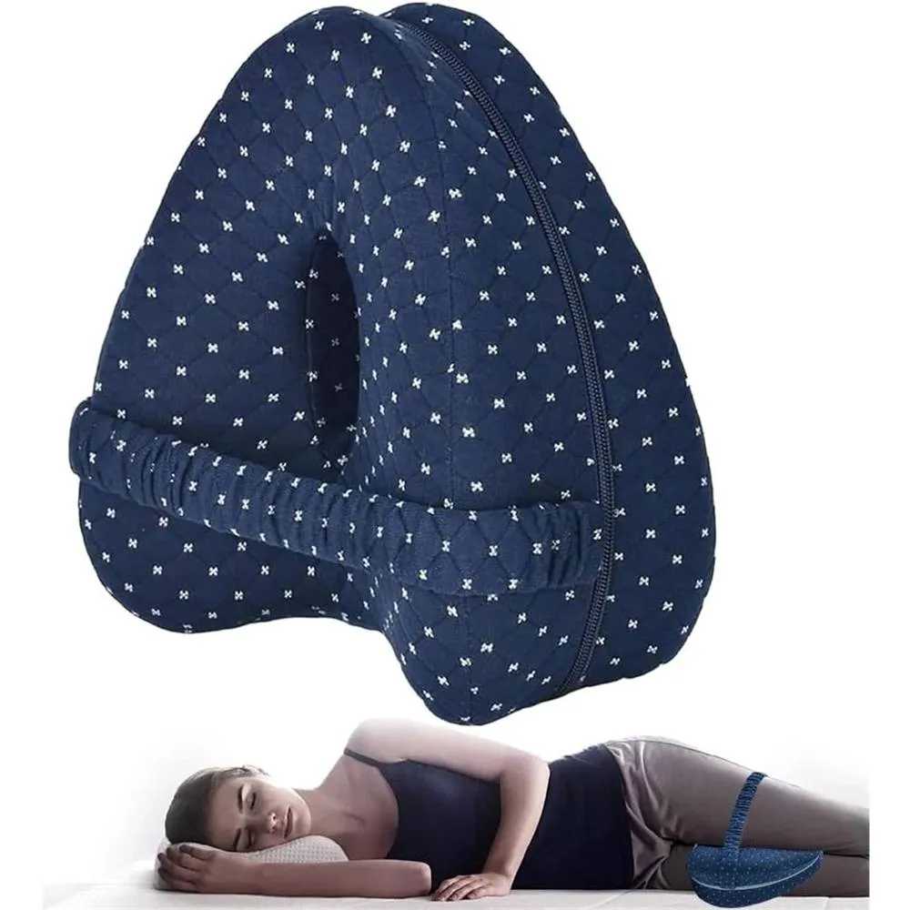 Havendro Alignment Pillow Relieve Hip Pain Sciatica Leg Pillow in Blue