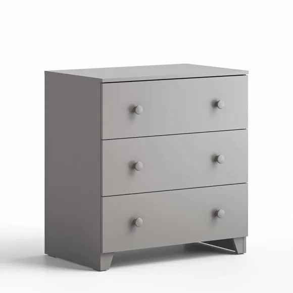 Little Acorns Classic 3 Drawer Chest and Wardrobe Nursery Set 3