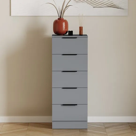 Hayes 5 Drawer Narrow Chest 2