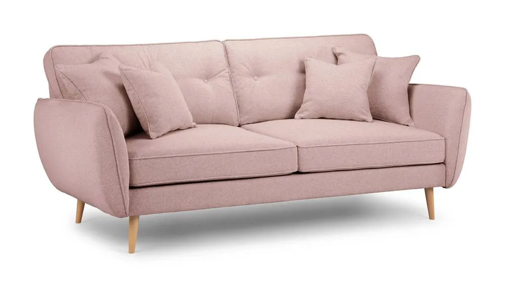 The Great Sofa Company Ailis Large Sofa Faro Soft Pink in Dusty Pink 2