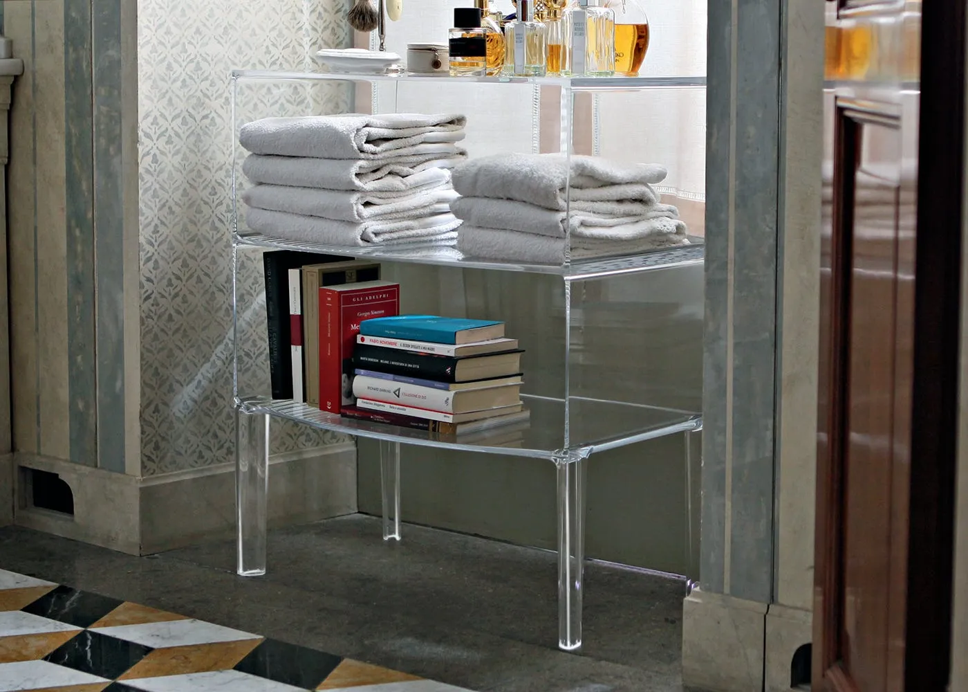 Kartell Ghost Buster Large Side Table In Flat White 2