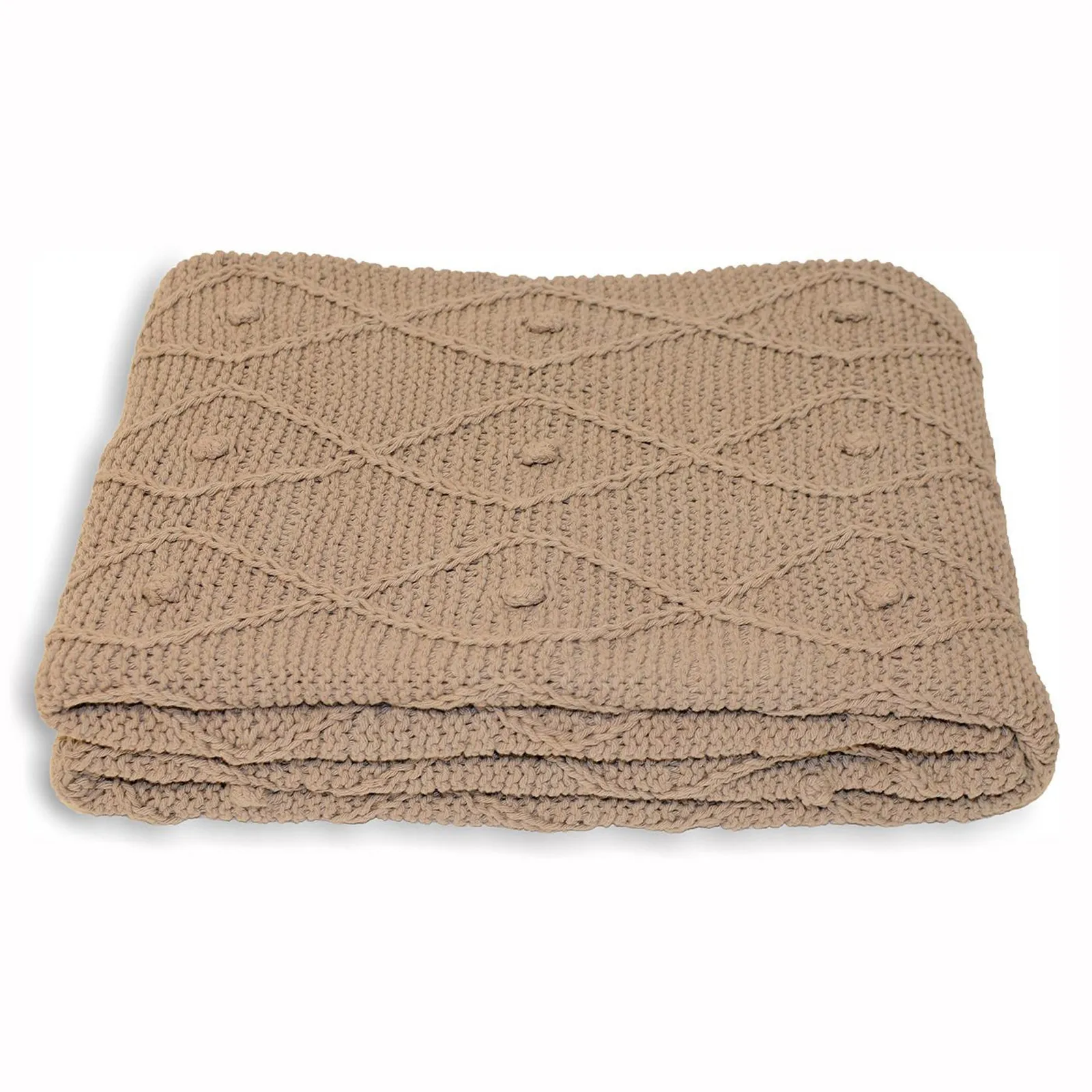 Argyll 140x190cm Throw Natural