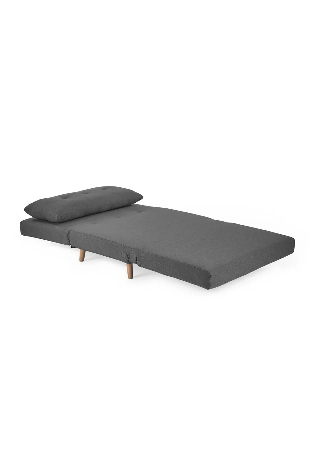 Julian Bowen Rowan Upholstered Chair Bed in Mid Grey 4