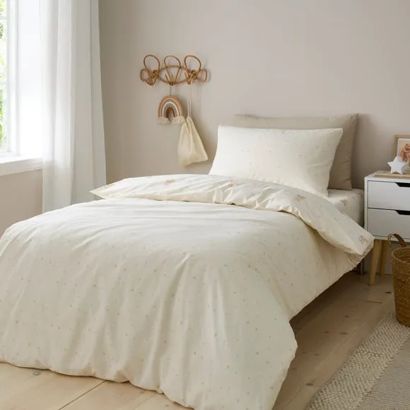 Star Bunny Organic Cotton Duvet Cover and Pillowcase Set 3