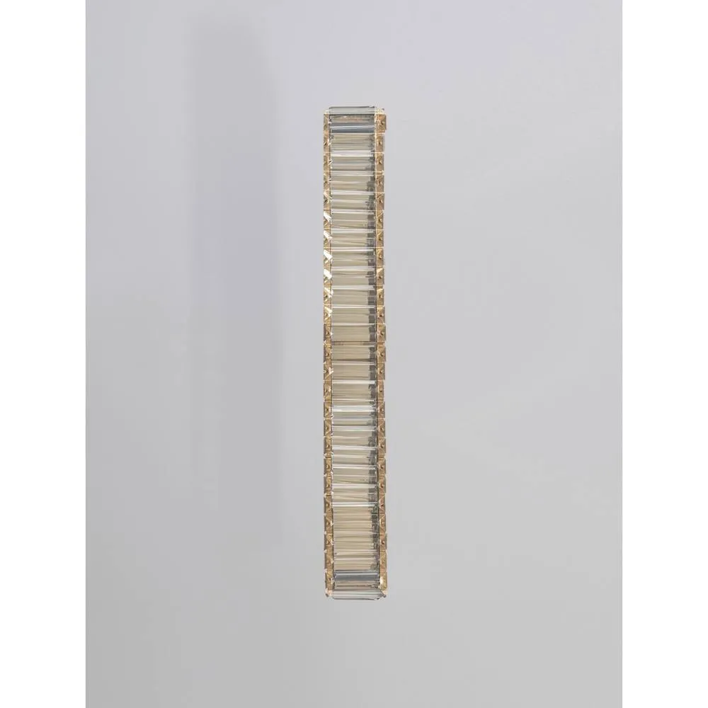 Netlighting Aurelia II Wall Lamp Gold Metal Crystal LED 19W 1707Lm 3500K 3