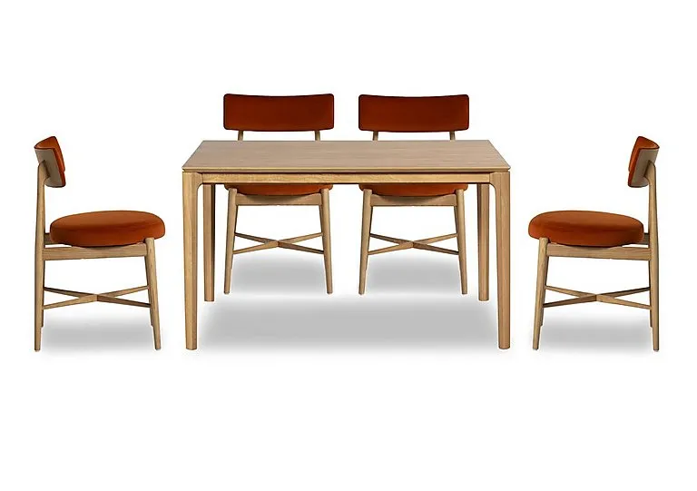Winchester Rectangular Extending Dining Table 4 Chairs