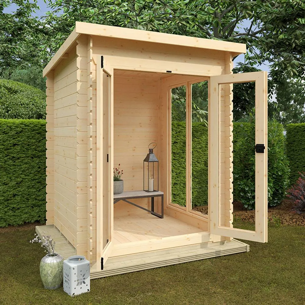 Buttercup Farm 6x6 Astoria 19mm Flex - L175 x W175 x H217 cm in Natural 5