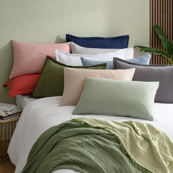 Newston Waffle Polycotton Duvet Cover & Pillowcase Set 5