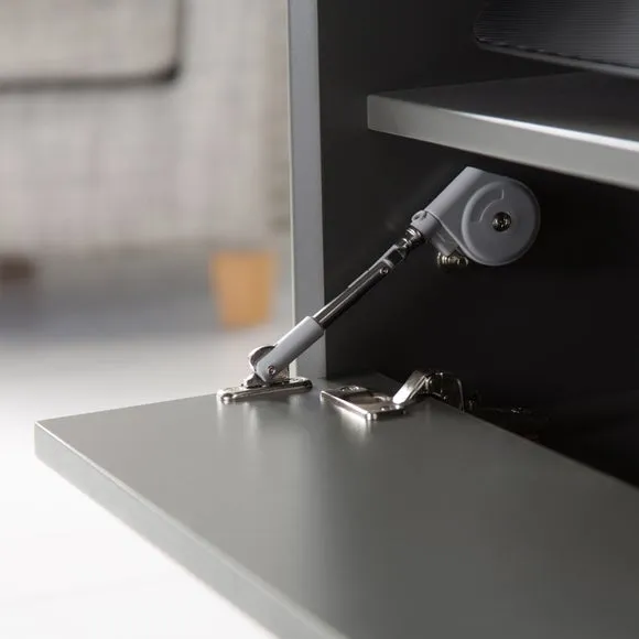 Carbon TV Unit, Black for TVs up to 55" 4