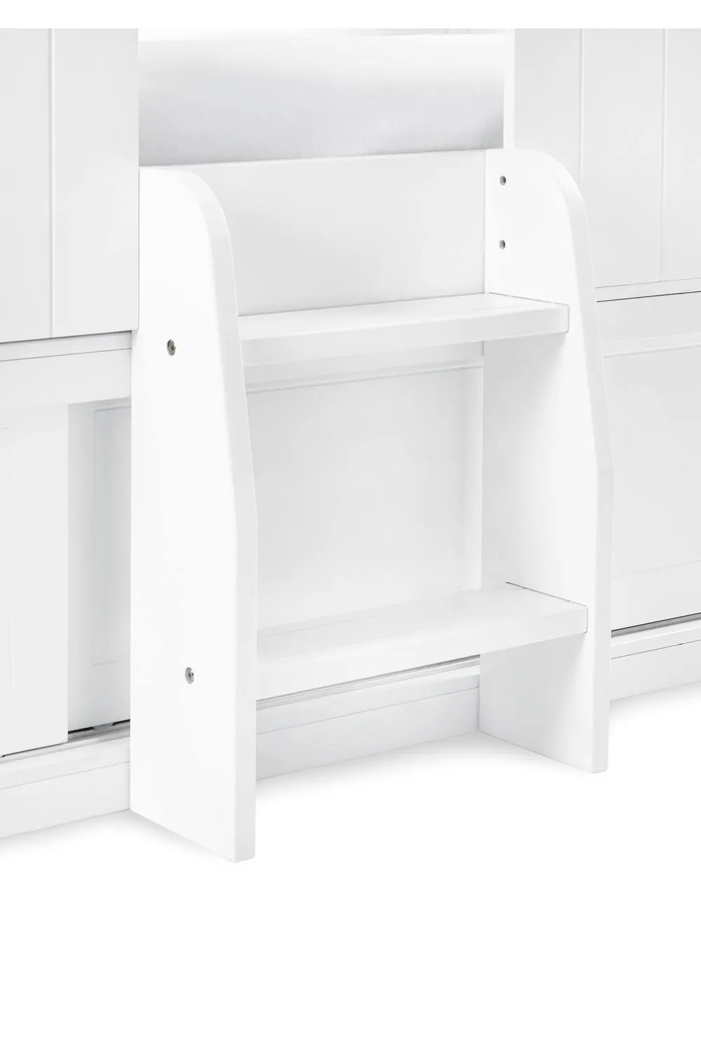 Julian Bowen Acorn Single White Treehouse Midsleeper Bed with Storage 6