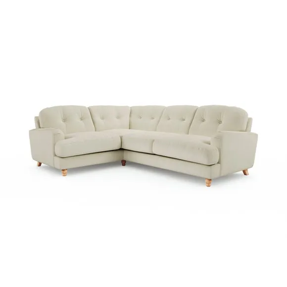 Martha Vintage Velvet Full Corner Sofa 6